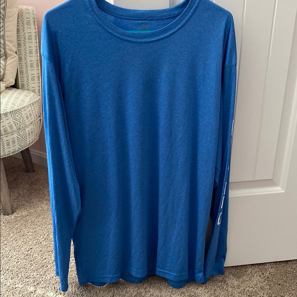 Blue Long Sleeve Men's Shirt